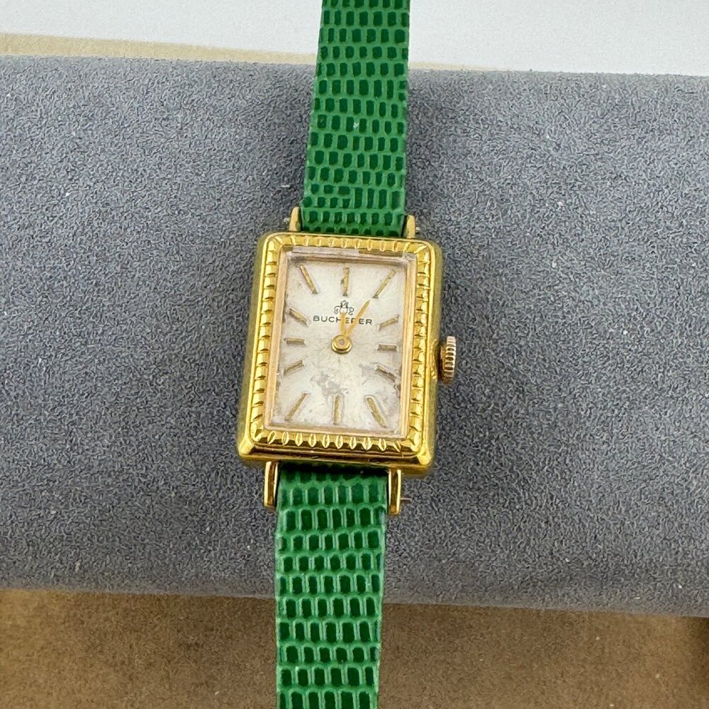 Vintage 1960's Bucherer Ladies Wrist Watch 17 Jewel Mechanical Movement